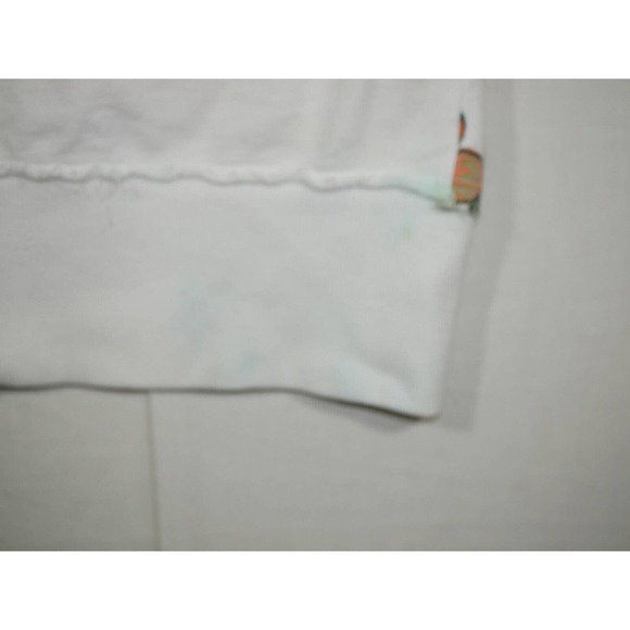 Vtg A Fine Mess T-Shirt Hoodie Sz XL White Floral Flower Power USA Made - Picture 8 of 11